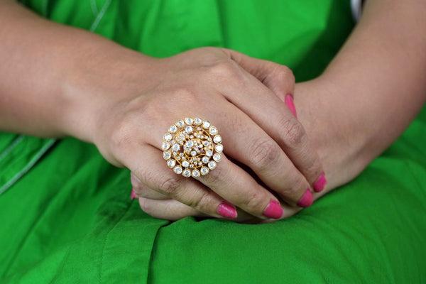 Eternal Sparkle Polki Ring