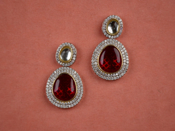 Shloka Red Earrings