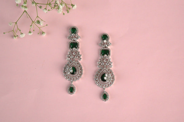 Shimmering Classic Earrings AD-1004-B