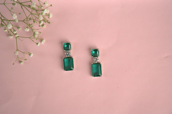 Verdant Majesty Earrings AD-4060