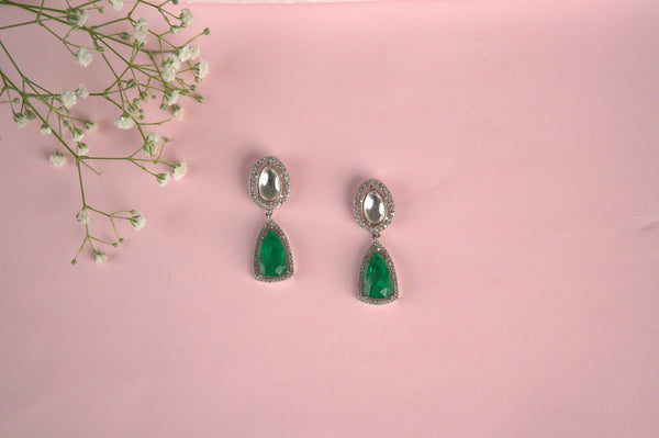 Zoya  Green Earrings