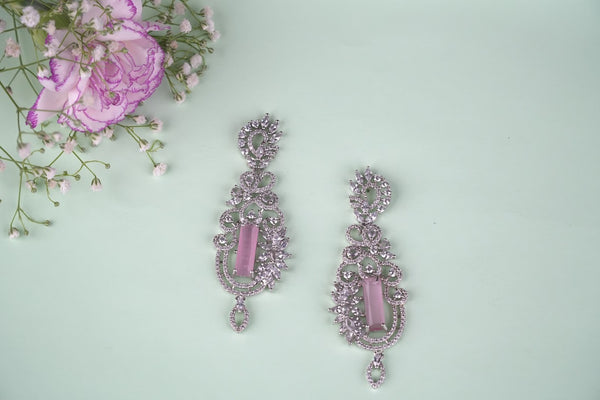 Blush Petal Earrings AD-4039