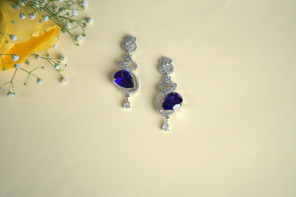 Blue Lagoon Earrings AD-4027