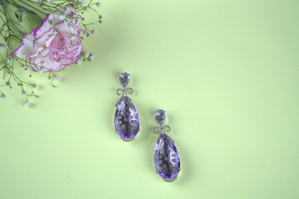 Lavender Dream Earrings AD-4018