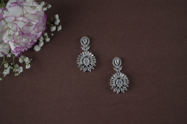 Radiant petals earrings  AD-1014