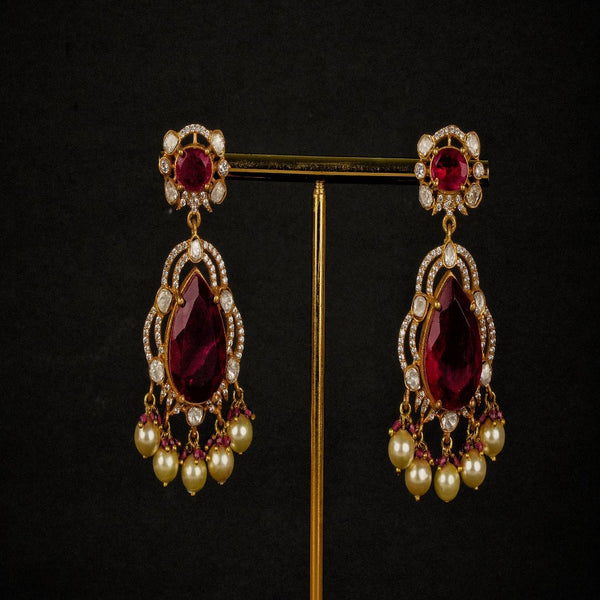 Sarayu Red Earrings