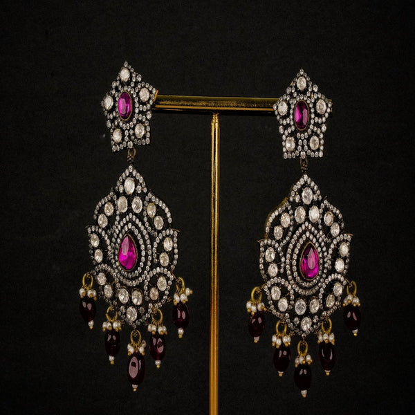 Sahana Pink Victorian Earrings