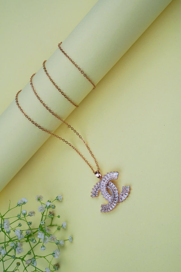 Shimmering Cascade Necklace-4017