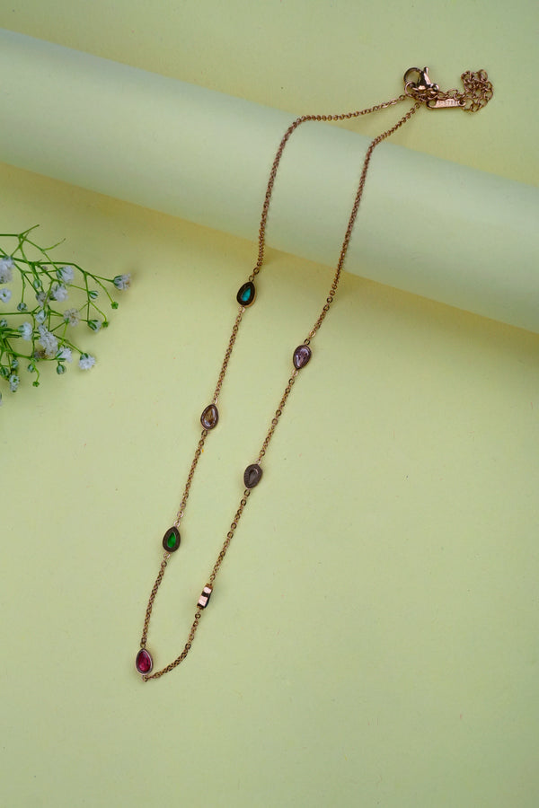 Everleaf Duo Necklace-4035