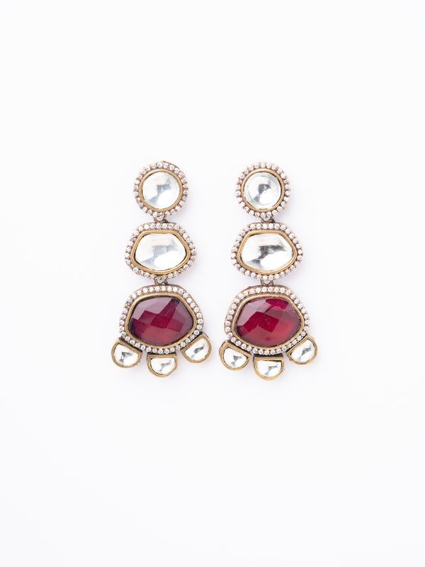 Darcie Red Earrings