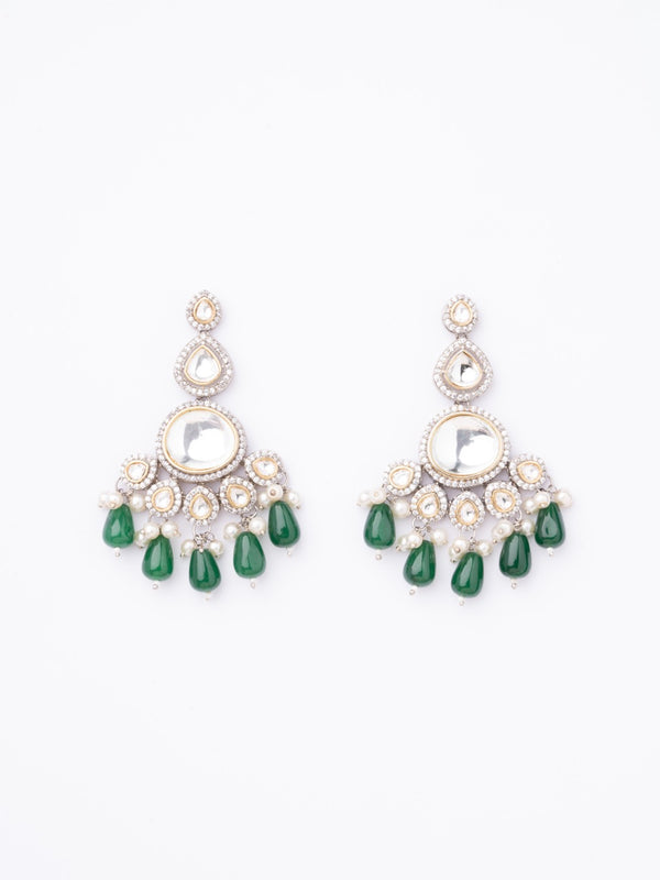 Ruma Dark Green Earrings