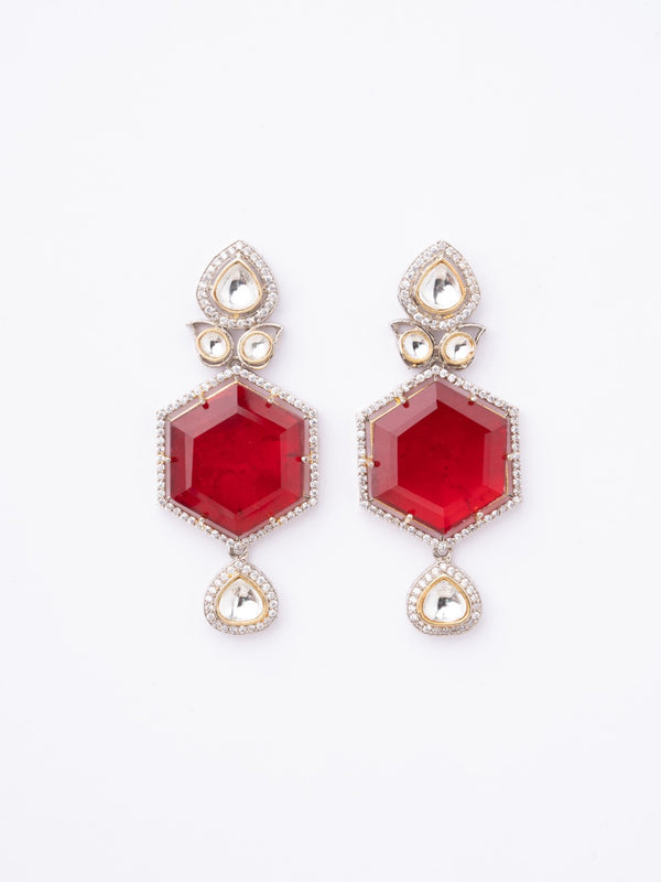 Yara Red Earrings